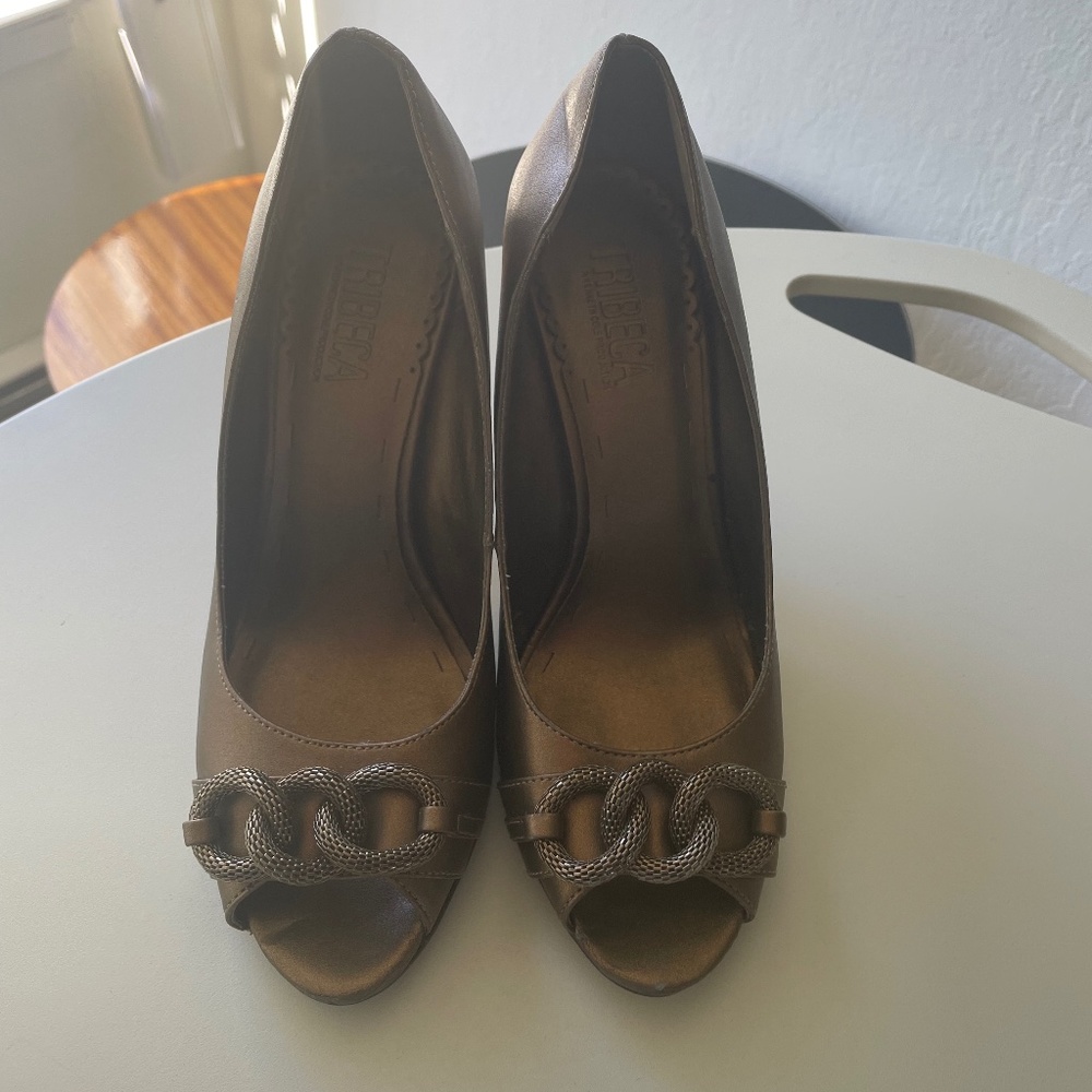 Copper color shoes/Tribeca brand/Kenneth Cole